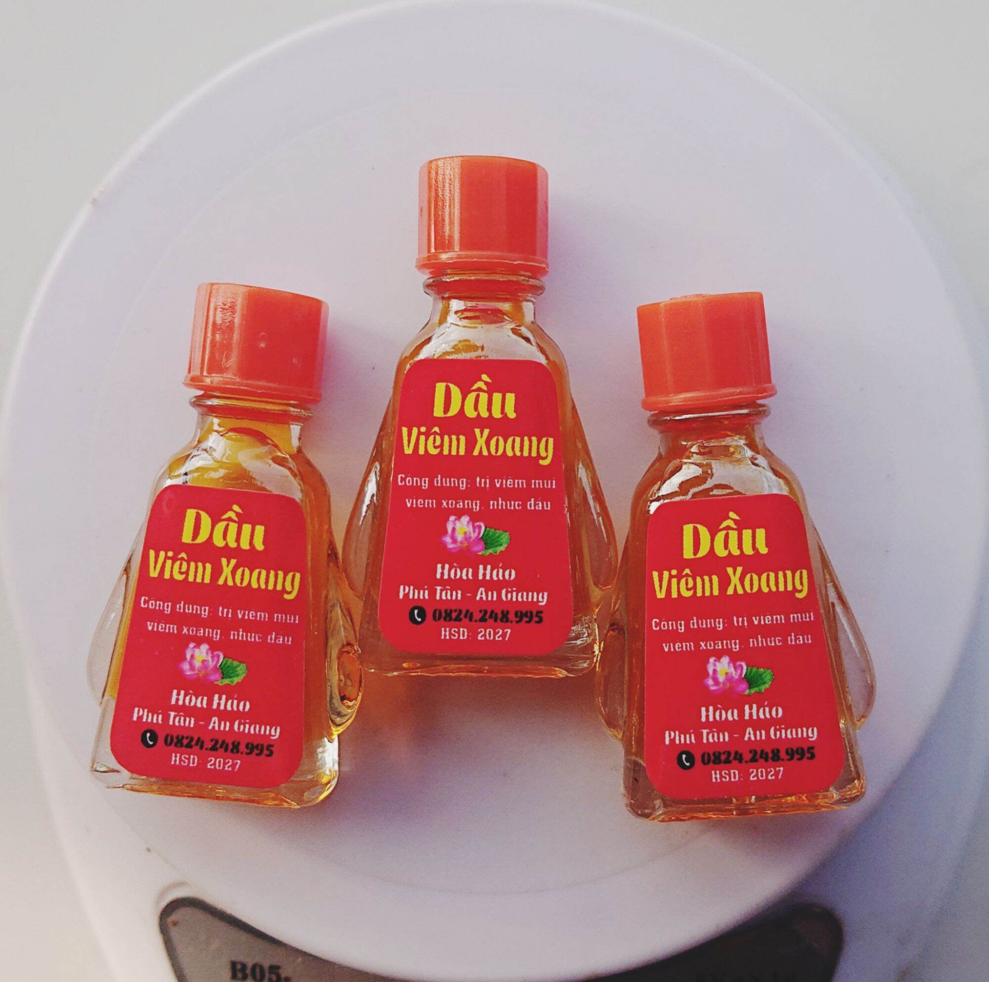 Combo 5chai Dầu Viêm Xoang ,Viêm Mũi 3ml tem đỏ
