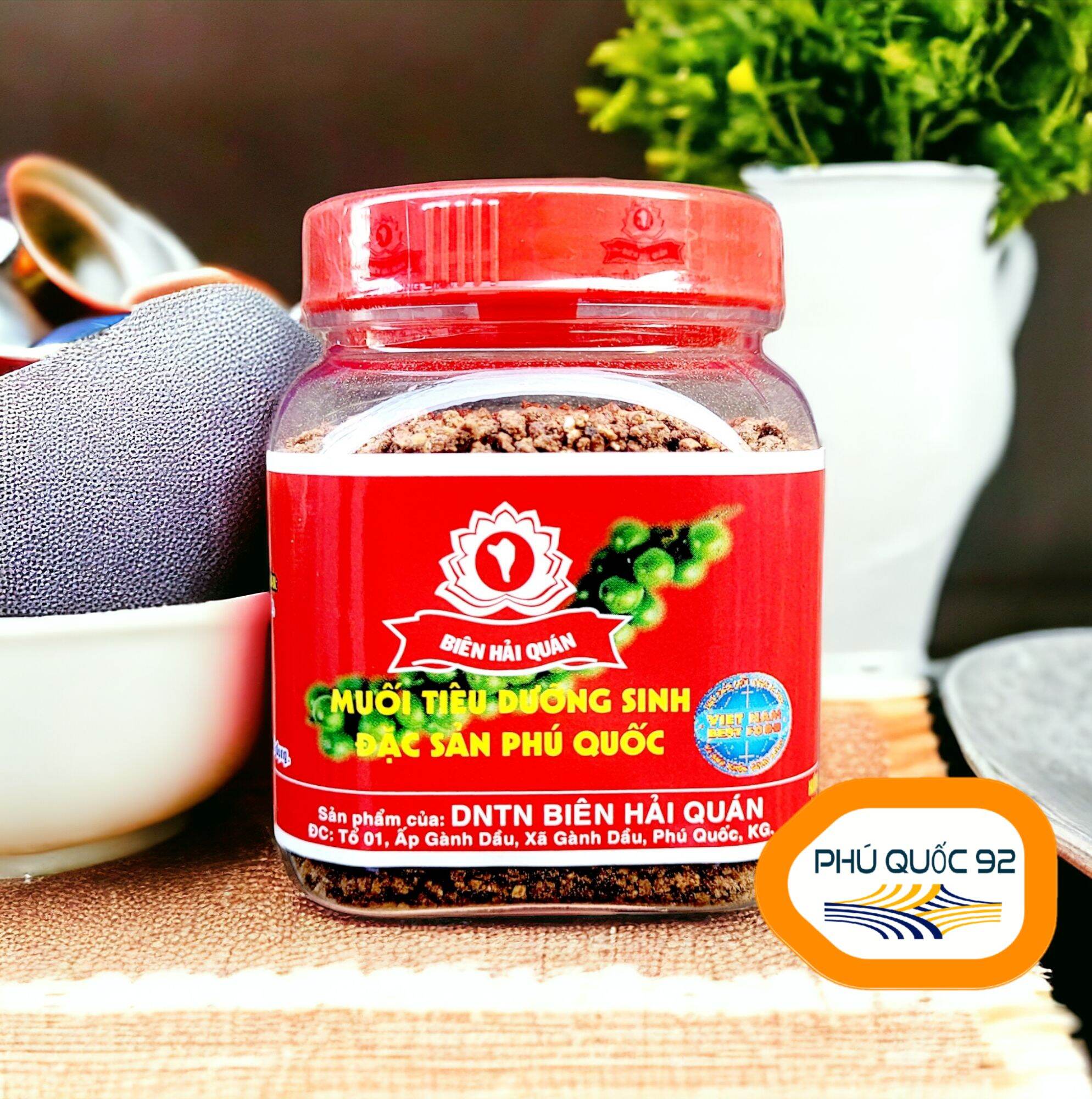 Muối Tiêu Dưỡng Sinh Phú Quốc hủ 100g