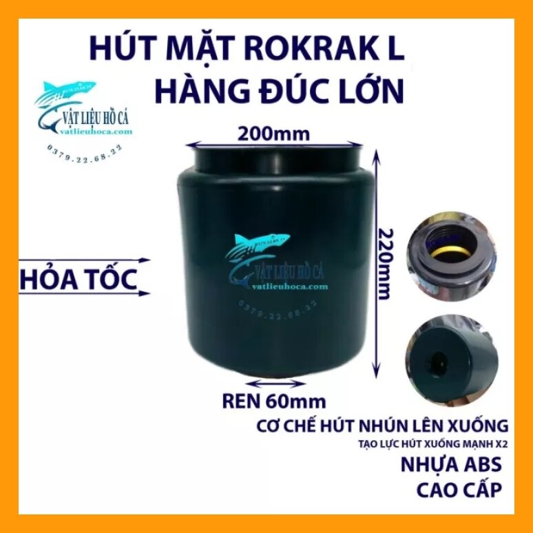Hút mặt đúc , hút mặt hồ koi lớn nhỏ nhựa abs siêu bền