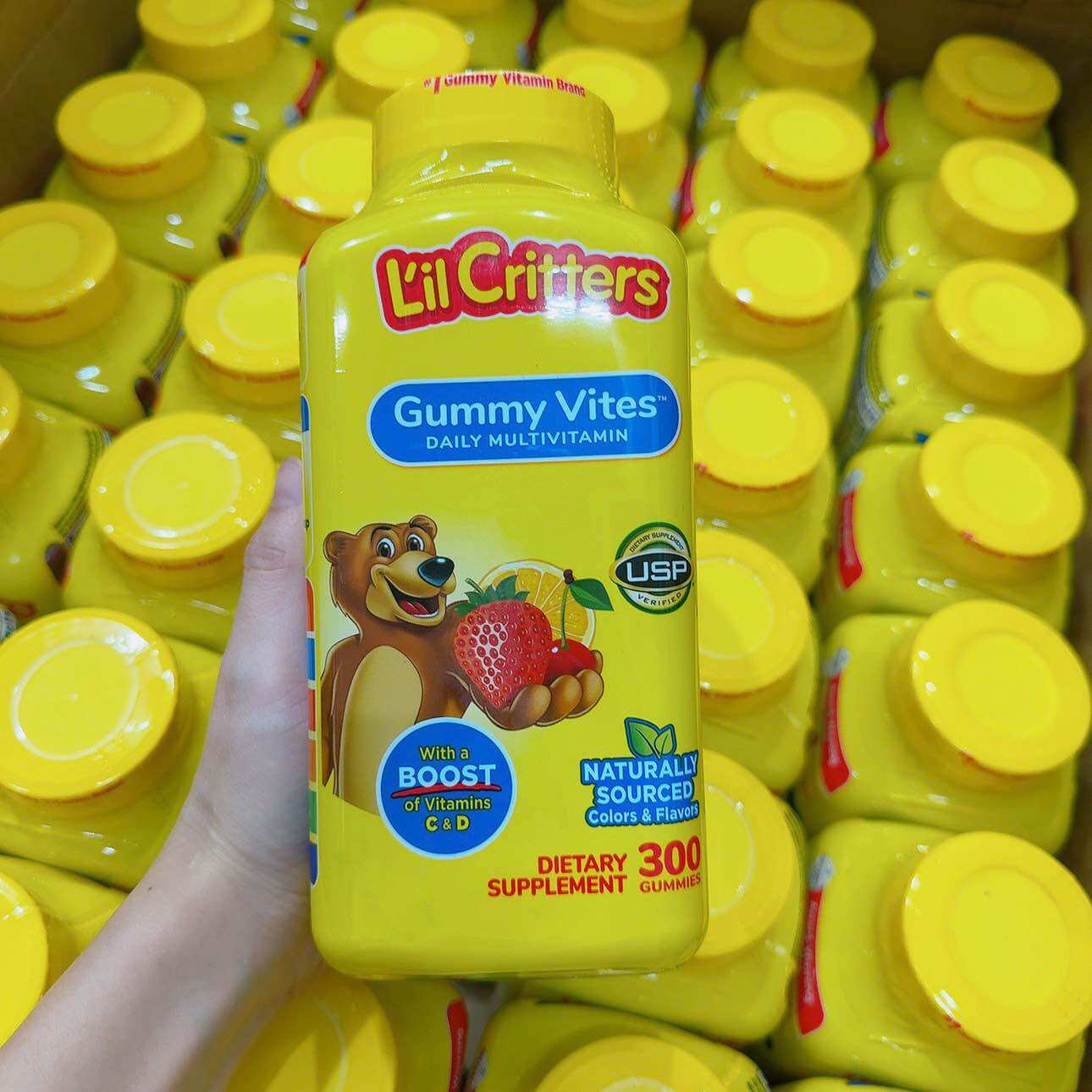 Kẹo dẻo gấu vị trái cây Hộp 300 viên