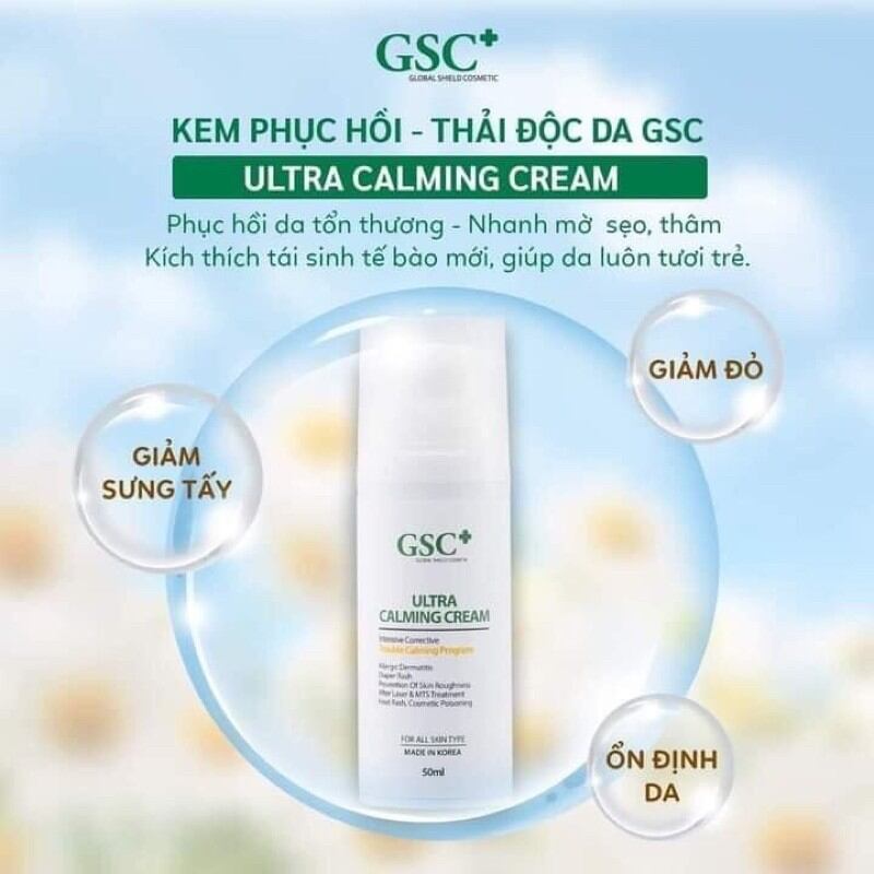 Kem hoa cúc phục hồi thải độc da GSC