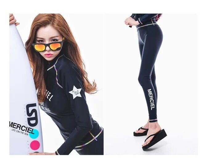 [HCM]Bikini Tay Dài Quần Dài Merciel Đen