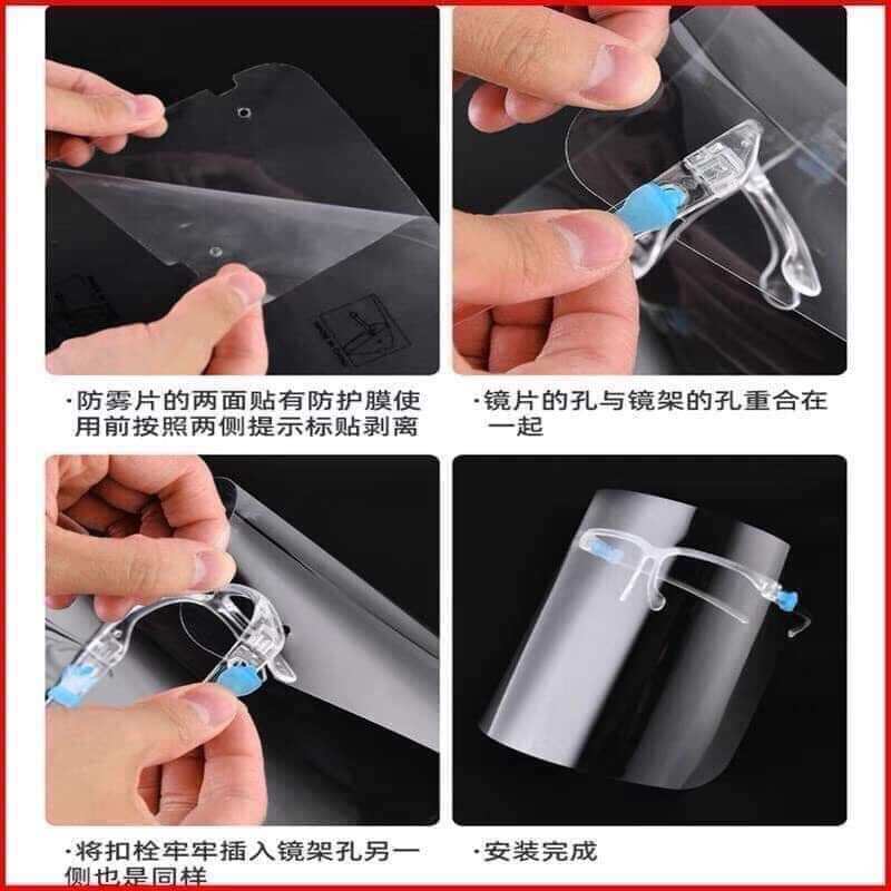 combo sỉ 10 kính dẻo chống giọt bắn