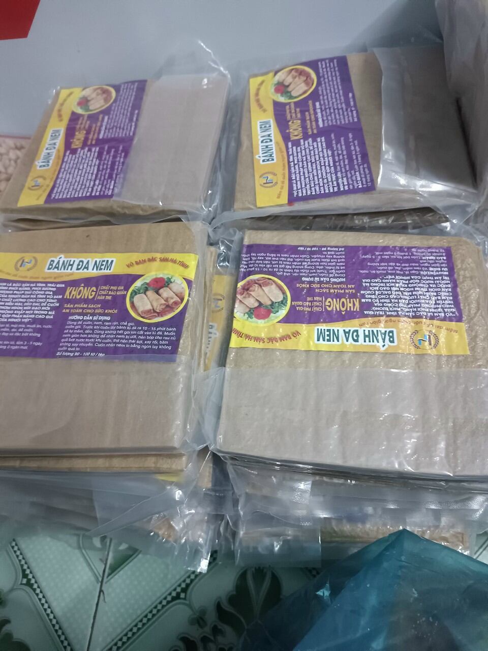 Vỏ ram hà tĩnh 90 đến 100 lá hàng loại 1, hút chân không