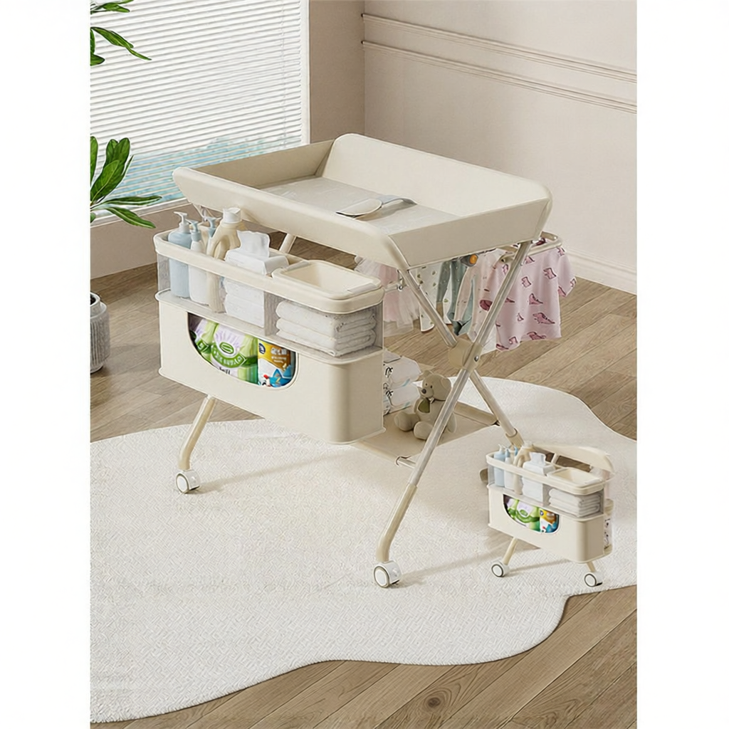 Mifflin | Bàn Đổi Tã Cho Bé Gấp Được có Tắm và Massage