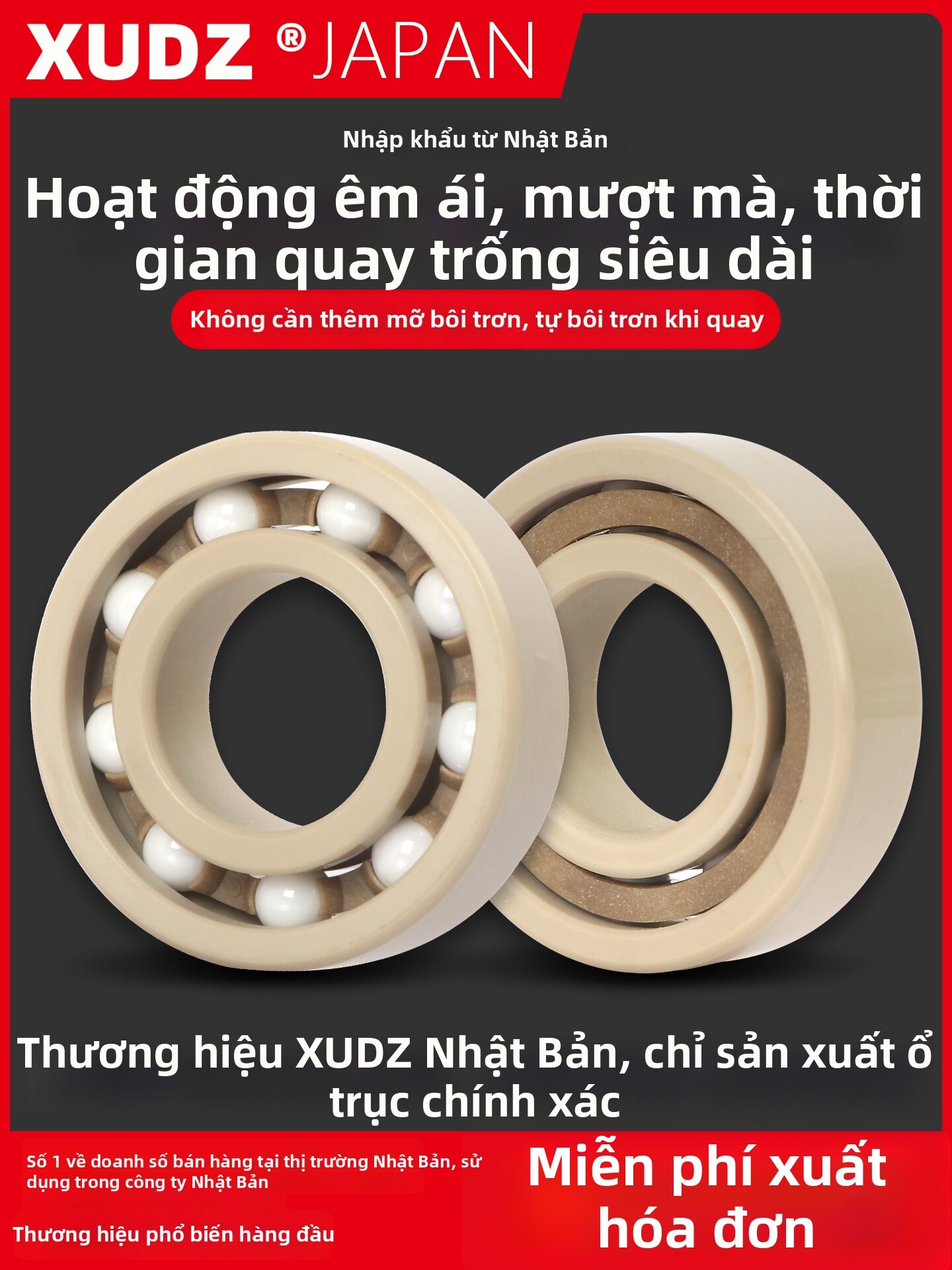 XUNDAZC | Heat Resistant Ceramic PEEK Bearings Giá 28,958,000 Đồng*Miễn phí vận chuyển