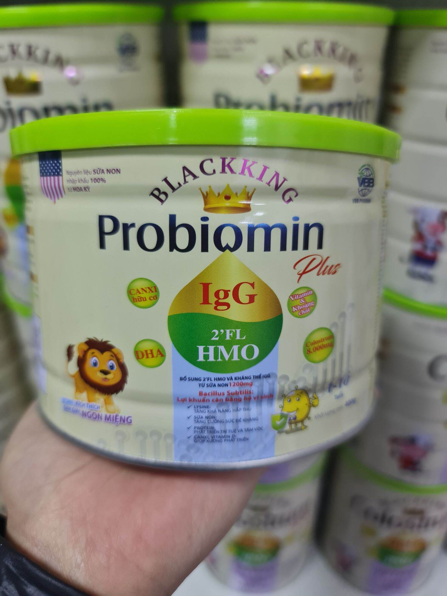 Sữa blackking probiomin plus từ 1- 10 tuổi (lon 400G)