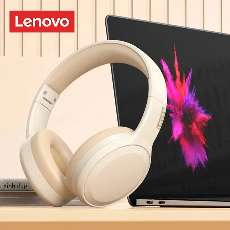 Tai nghe Bluetooth 5.3 không dây Lenovo Th30 có Mic Tai nghe thể thao Tai nghe chơi game có thể gập 