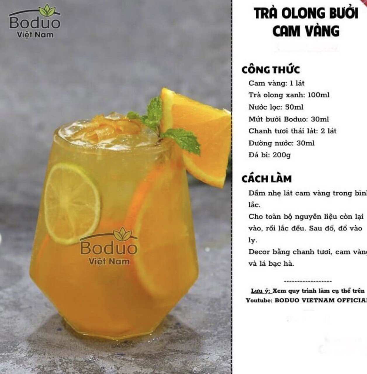 Mứt bưởi hồng Boduo hộp 1kg