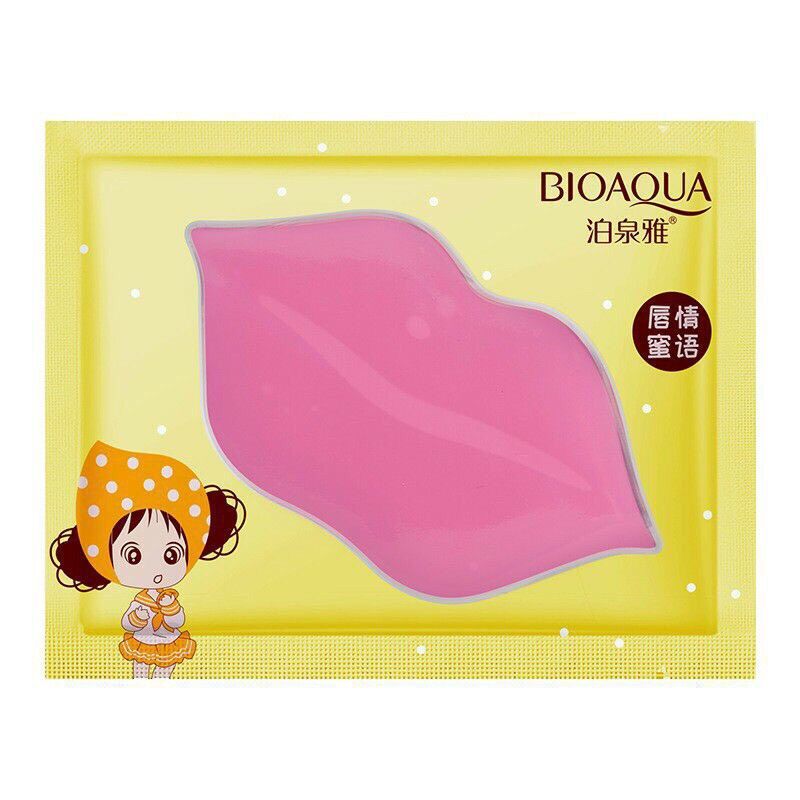 [HCM]COMBO 10 MIẾNG MẶT NẠ MÔI CẤP ẨM BIOAQUA