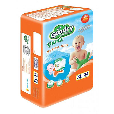 COMBO 2 GÓI TÃ QUẦN GOODRY BAO ĐẠI ĐỦ SIZE M42(6-10kg), L38(8-14kg), XL34(11-17kg), XXL30(14-20kg)