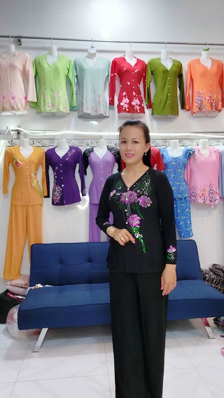 Áo Bà Ba Đính Đá