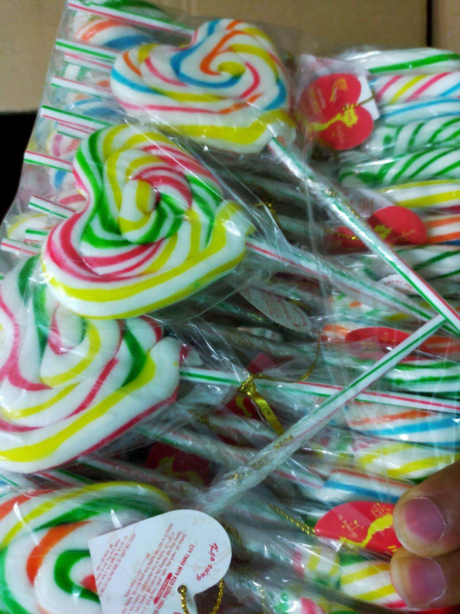 KẸO MÚT CẦU VÒNG TRÁI CÂY SAO MAI CÂY LỚN COMBO 10 CÂY