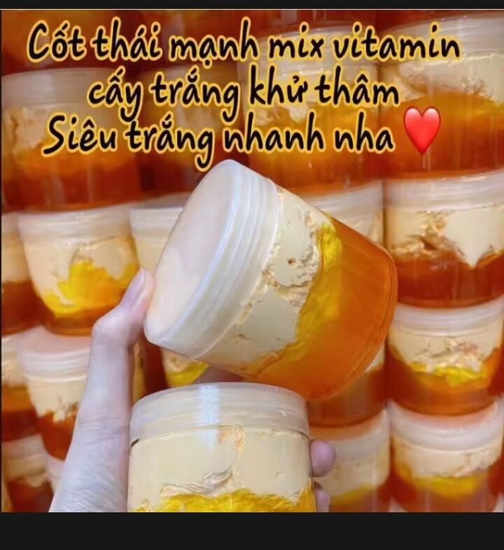 Kem body cốt thái mix serum cấy trắng khử thâm nâng tone da 250g
