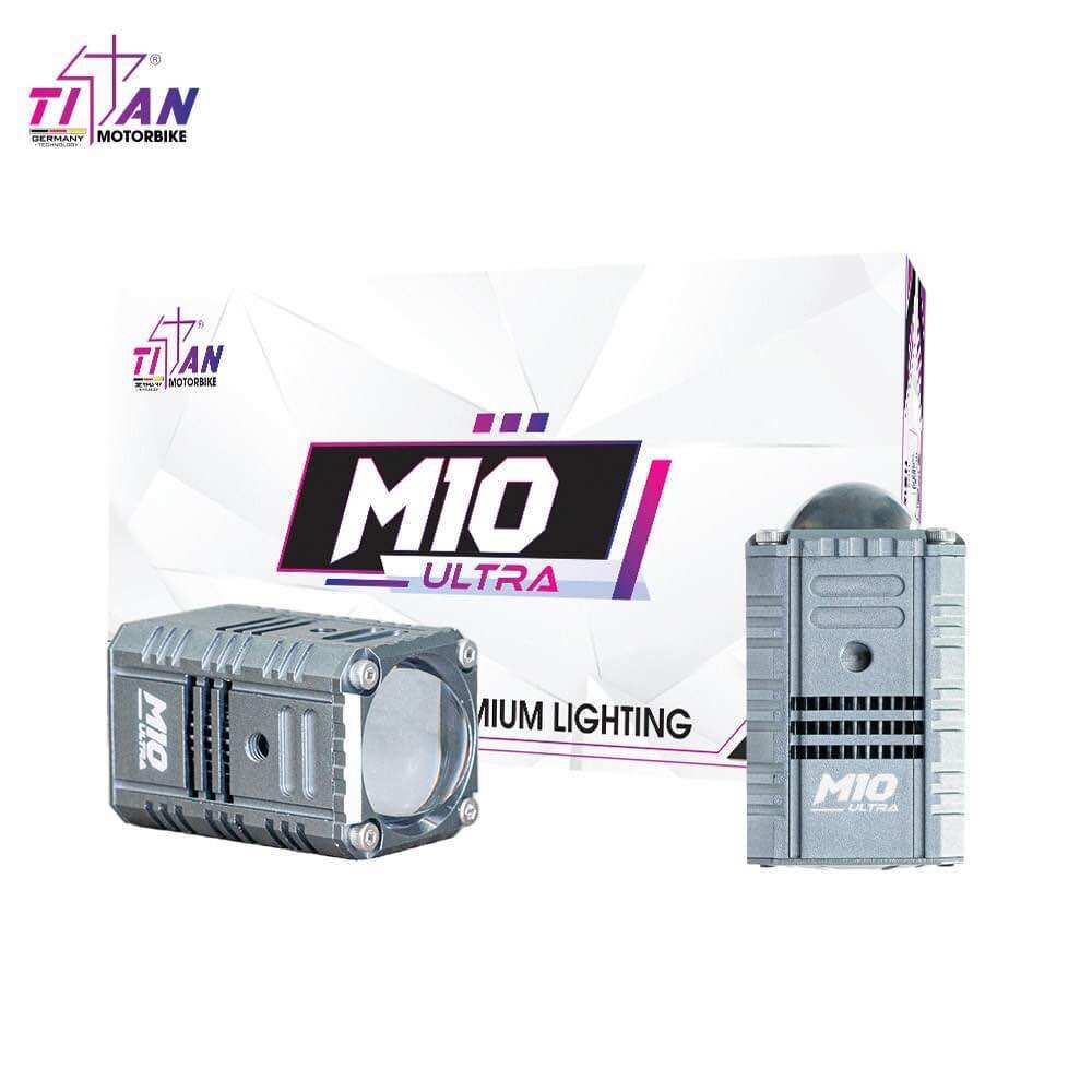 Bi cầu mini M10 ultra công suất 50w chính hãng bảo hành 12 tháng