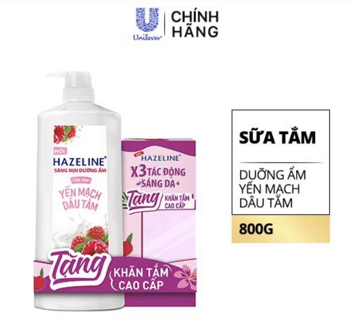 Sữa Tắm Hazeline 1kg (bao bì mới)