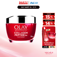 Kem Dưỡng Ban Ngày OLAY COLLAGEN Peptide 24 Căng Mướt, Sáng Khỏe & Phục Hồi Dấu Hiệu Lão Hóa Hũ 50G