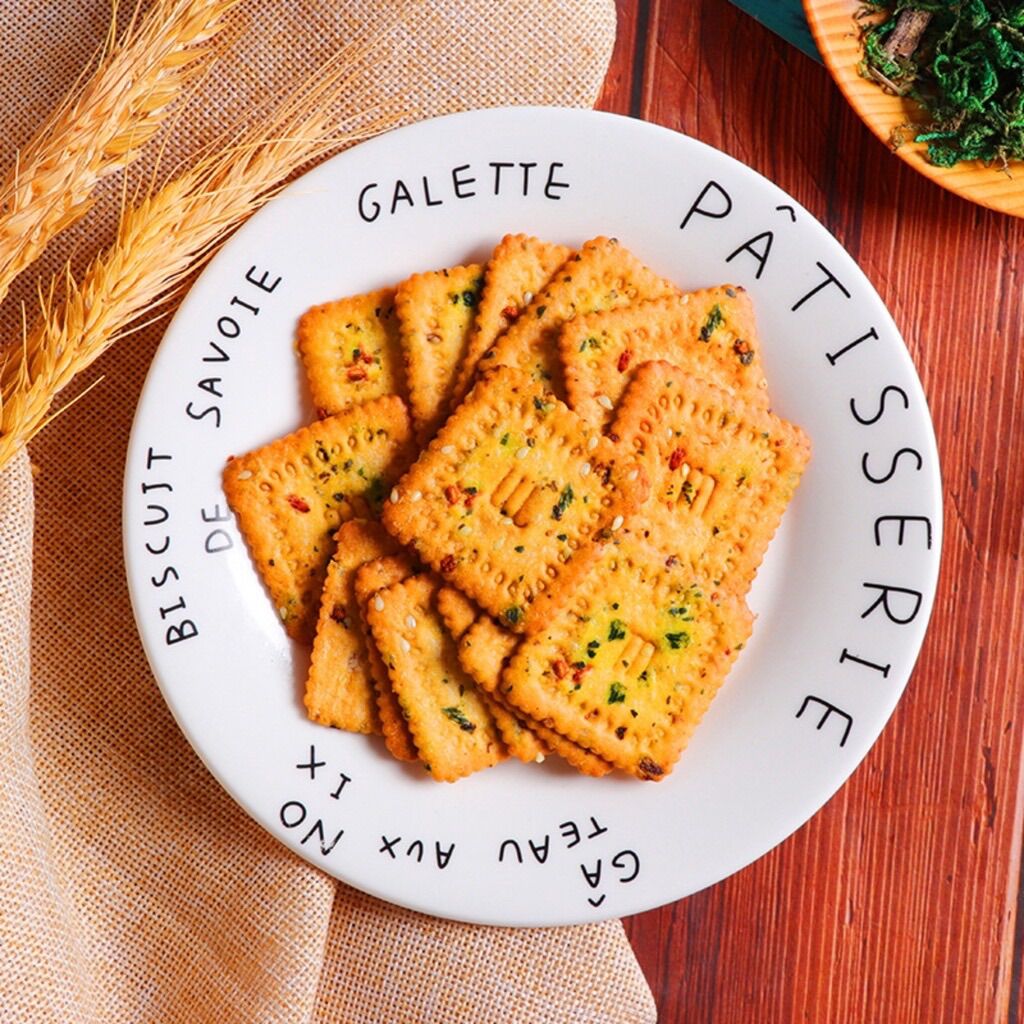 BỊCH 328g BÁNH QUY GIÒN RAU CỦ/GÀ HẦM(NGẪU NHIÊN)