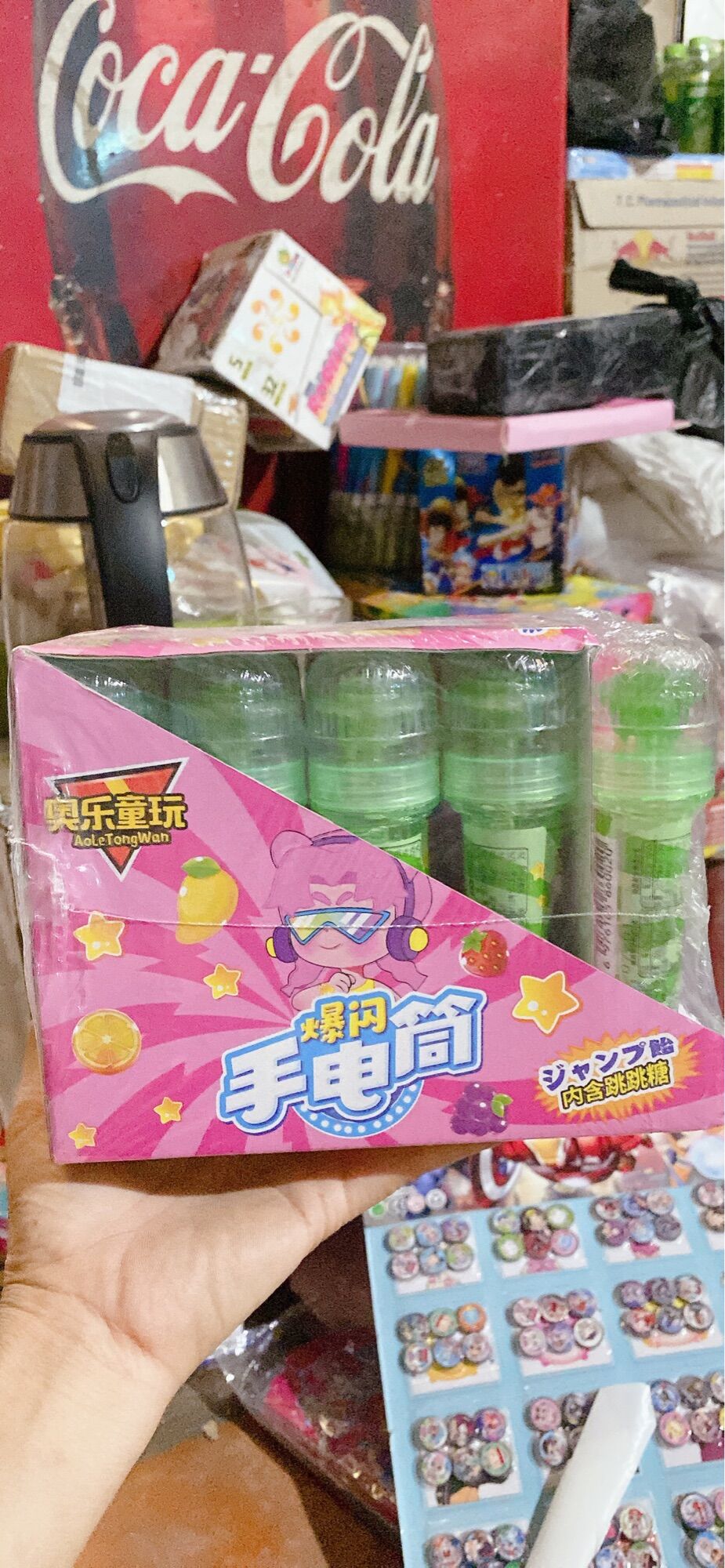 Hộp 20 cây kẹo c hình micro phát sáng