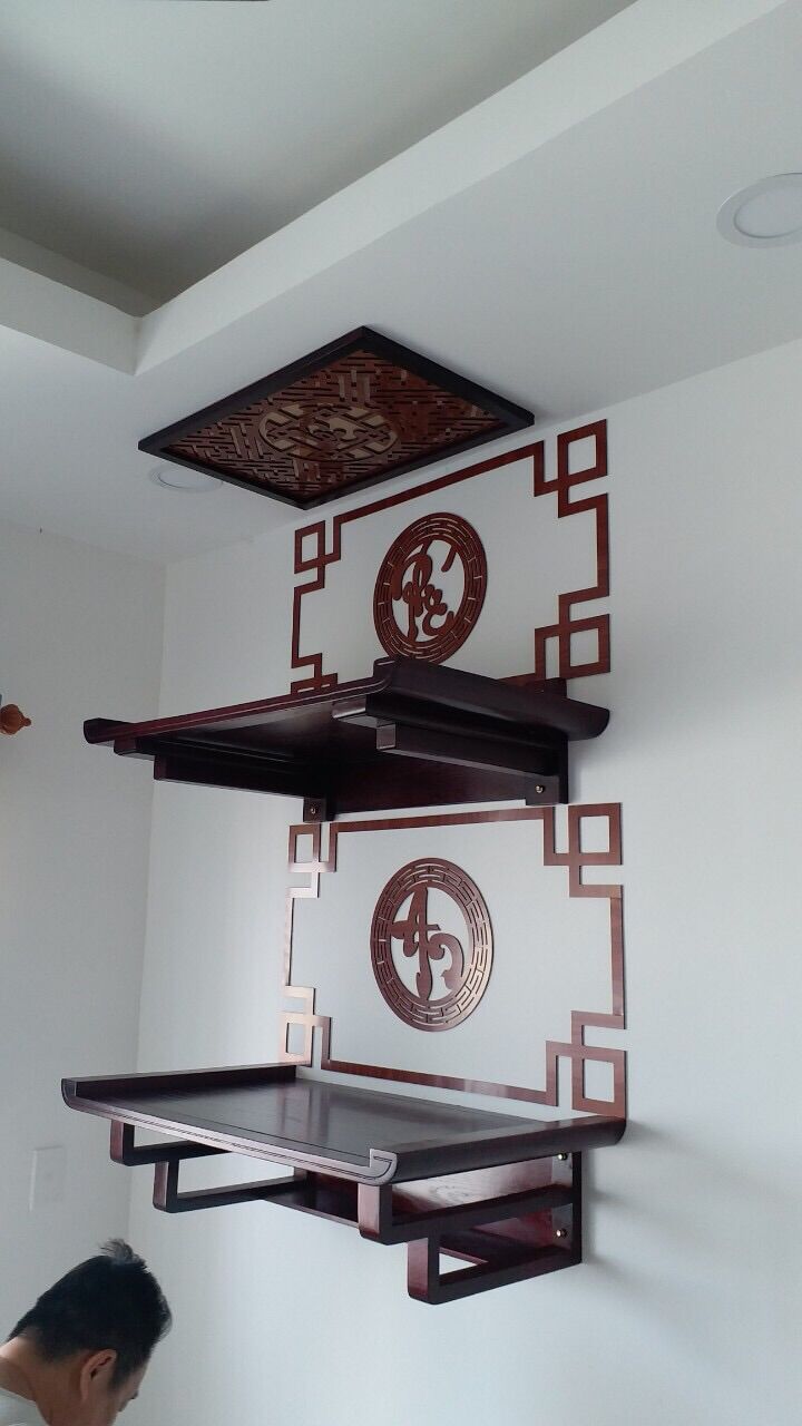 Bàn thờ treo tường ngang 68
