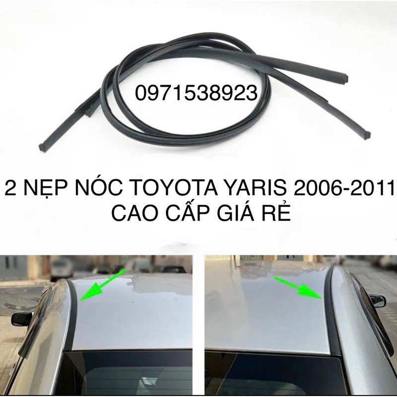 Bộ 2 nẹp nóc toyota yaris 2006-2011 hatchback