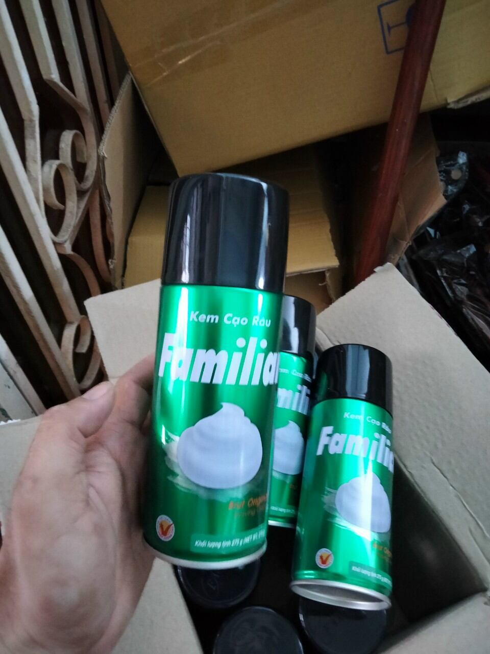 kem cạo râu  familiar 360g