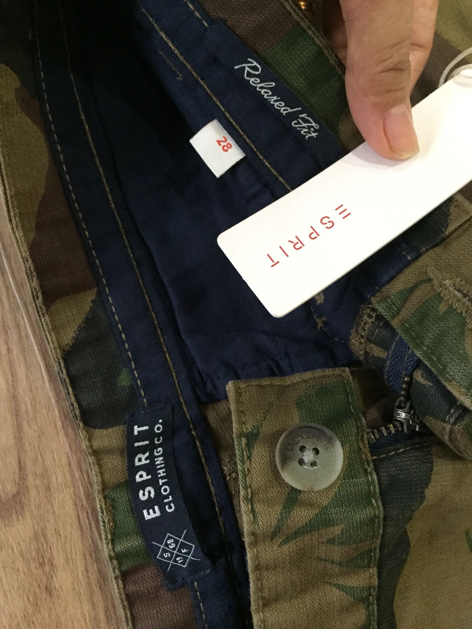 Quần dhirt nam Esprit hàng hiệu xách tay