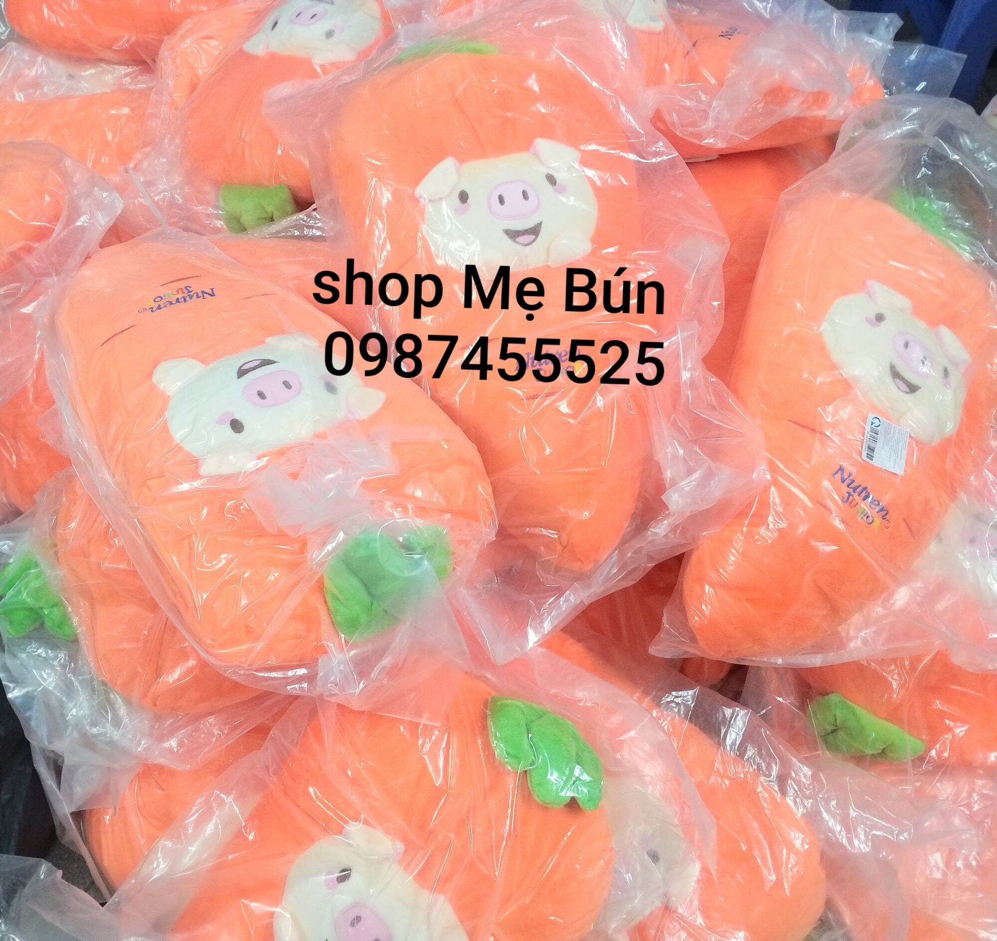 Gấu bông Cà Rốt siêu kute cho bé ak
