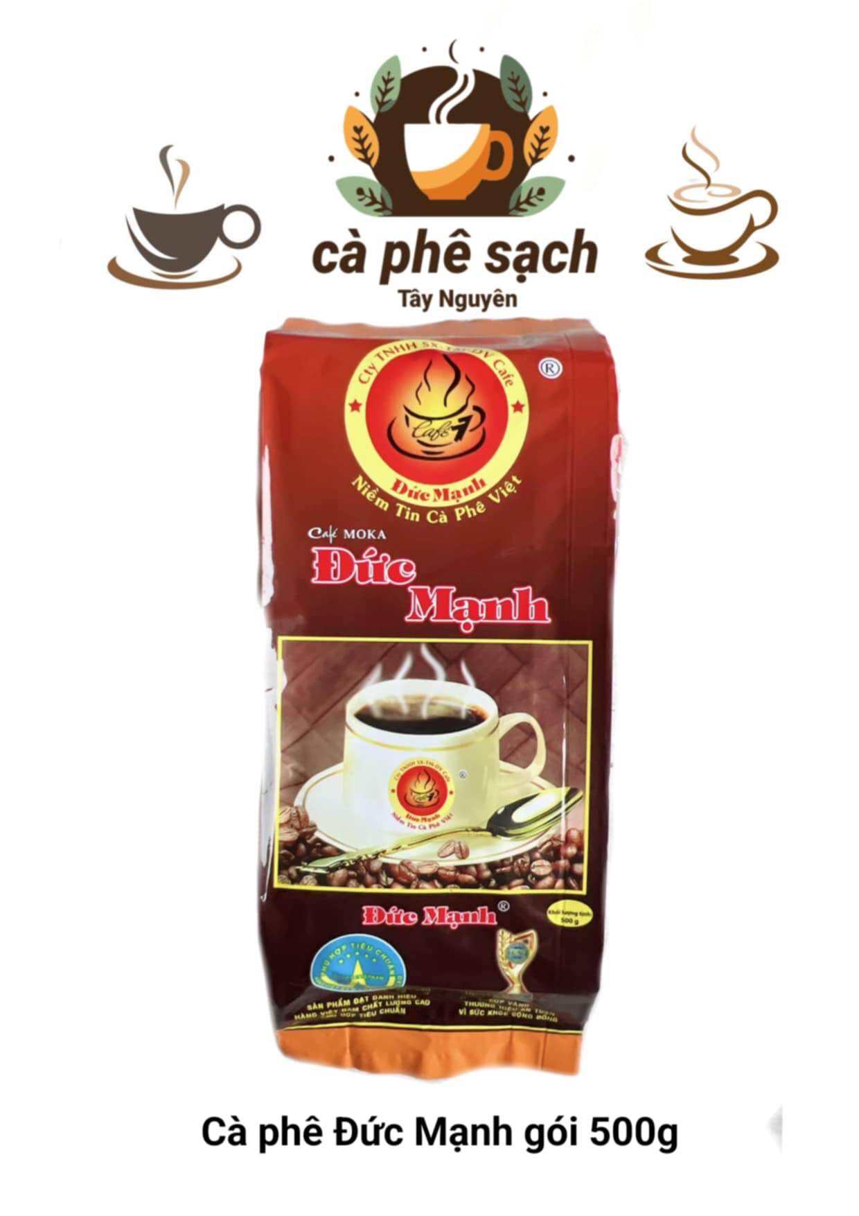 Cà phê Đức Mạnh sánh mịn,chuẩn vị gói 500g