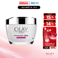 Kem Dưỡng Ban Ngày OLAY LUMINOUS NIACINAMIDE AHA Dưỡng Ẩm Sáng Da, Mờ Thâm Mụn Hũ 50G