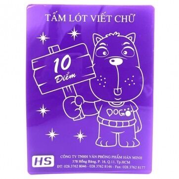 Tấm lót viết chử