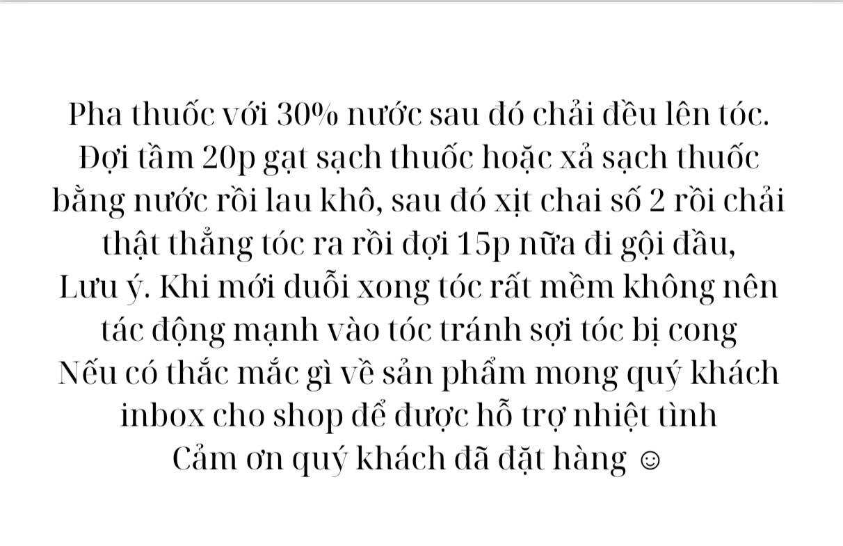 Kem Duỗi Tóc Xoăn (Không cần Máy ép) tặng lược