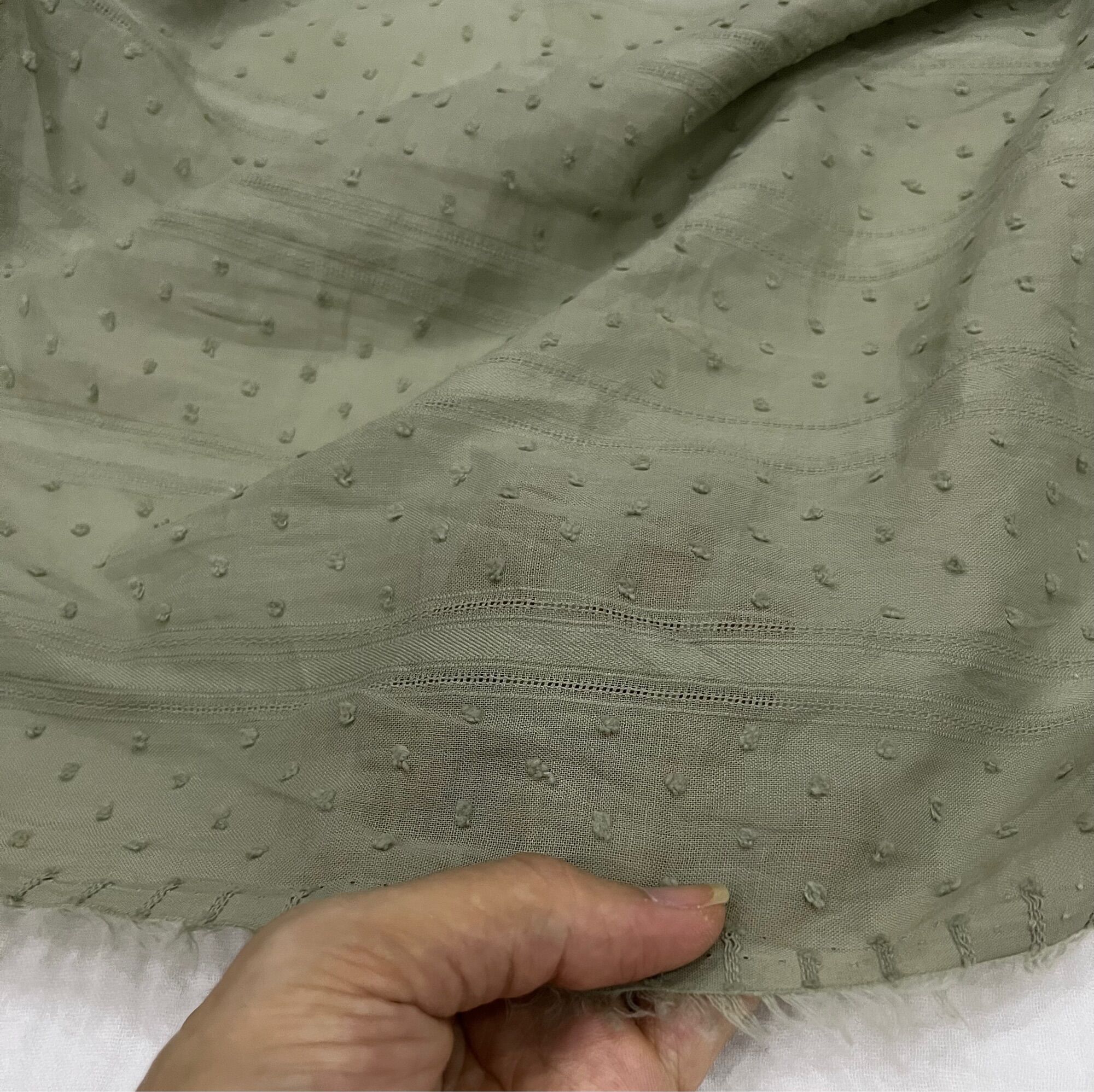 Vải Xô Cotton Dệt Hạt Mềm Rũ Khổ 1m40
