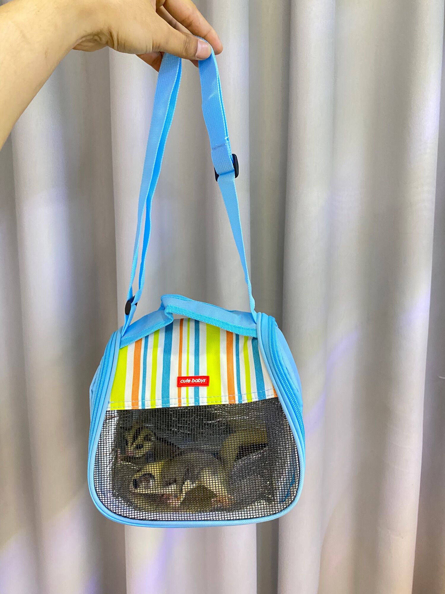 Túi đeo pet cho Sóc bay, Thỏ, Bọ, Nhím Kiểng