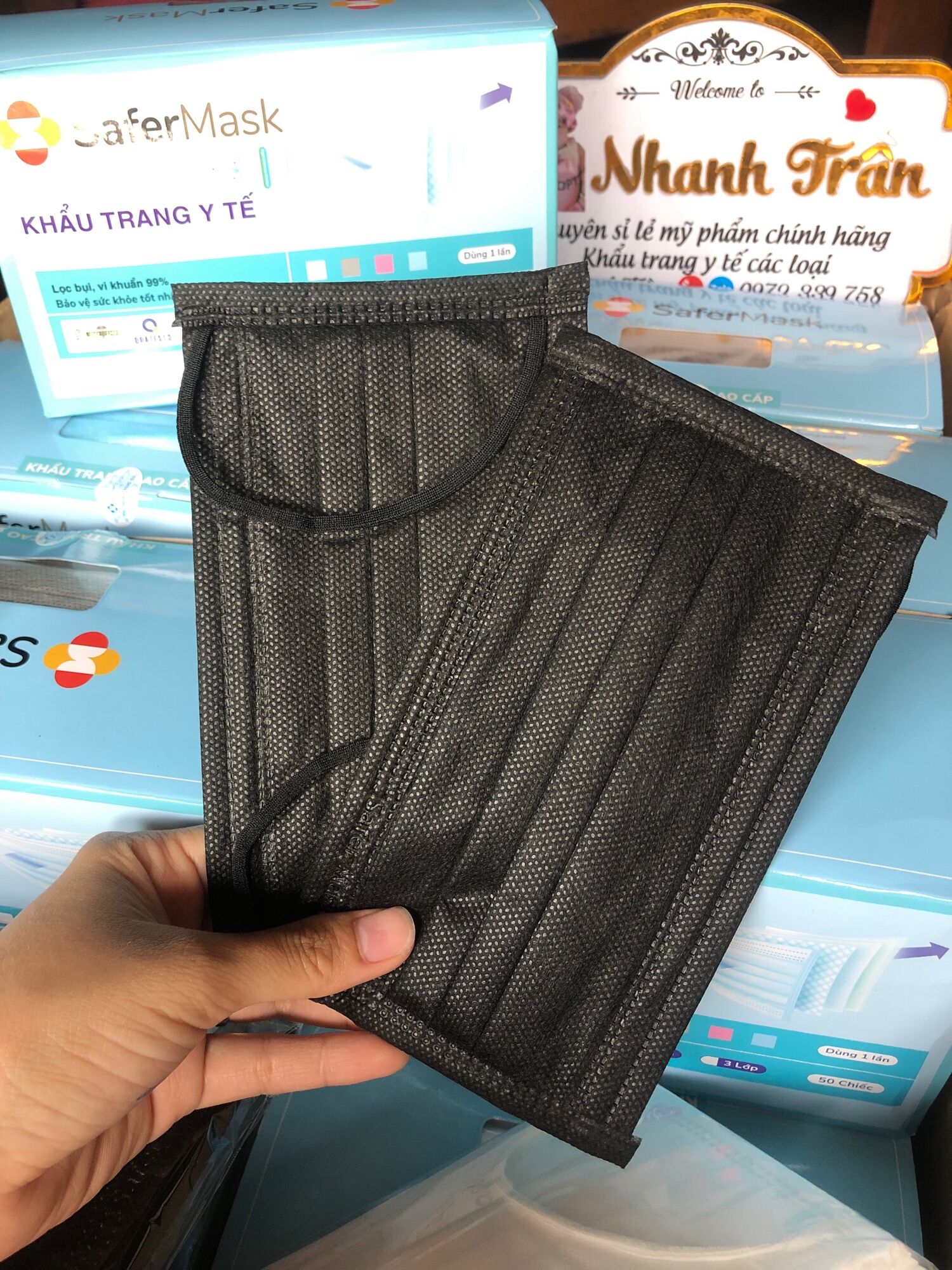 hộp khẩu trang y tế 4lop 50cái
