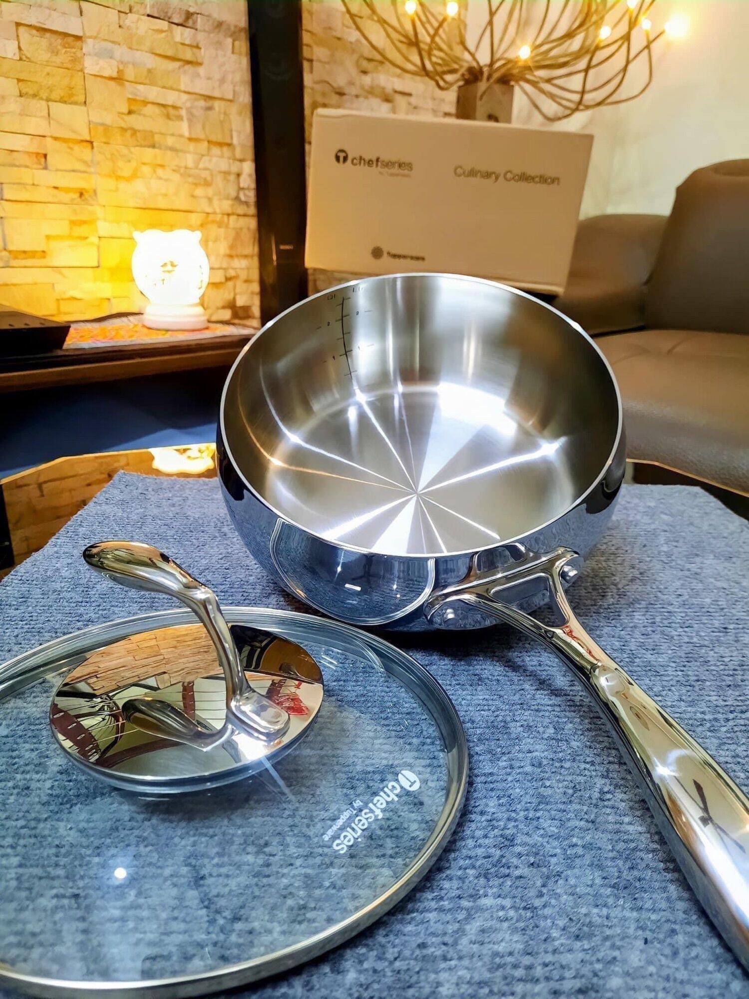 Nồi T Chef Series Saucepan 2.4L (nắp kính)