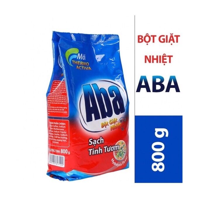 BỘT GIẶT NHIỆT ABA SẠCH TINH TƯƠM 770g - 380g