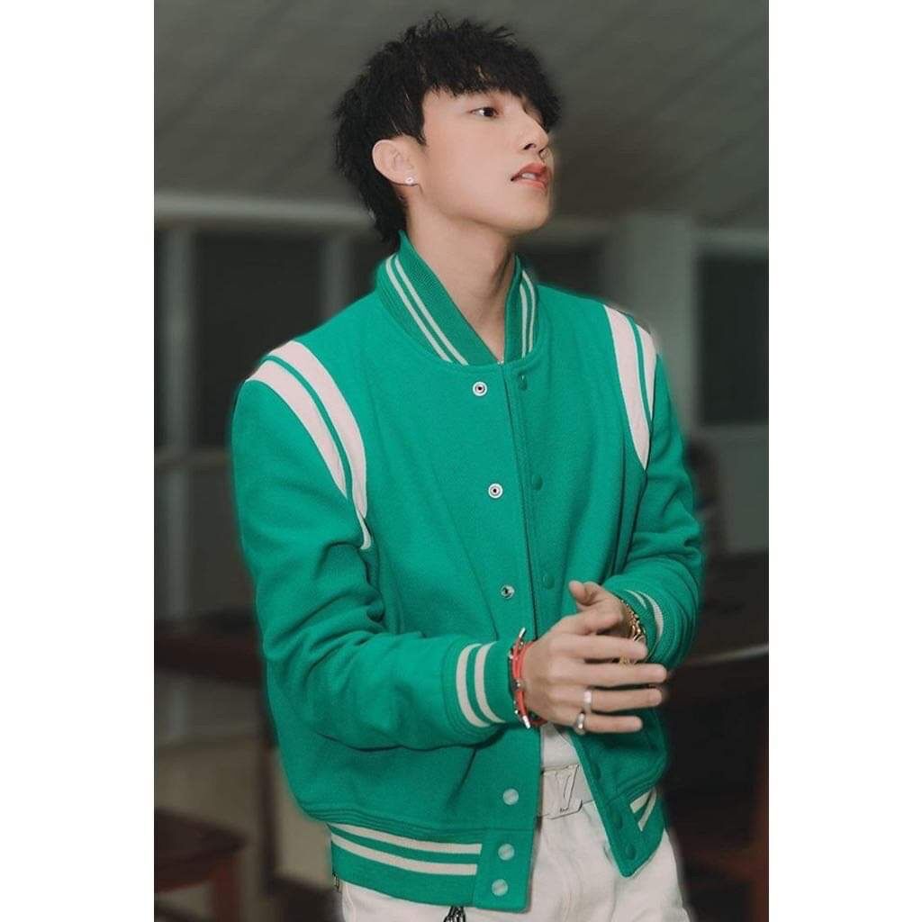 TEDDY xanh rêu bomber H2