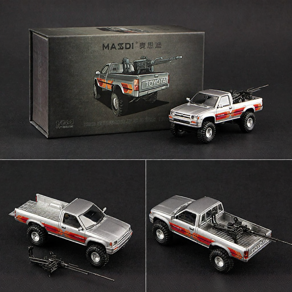 MASSI | Mô Hình Hợp Kim Toyota Land Cruiser Tỷ Lệ 1:64 Màu Đen
