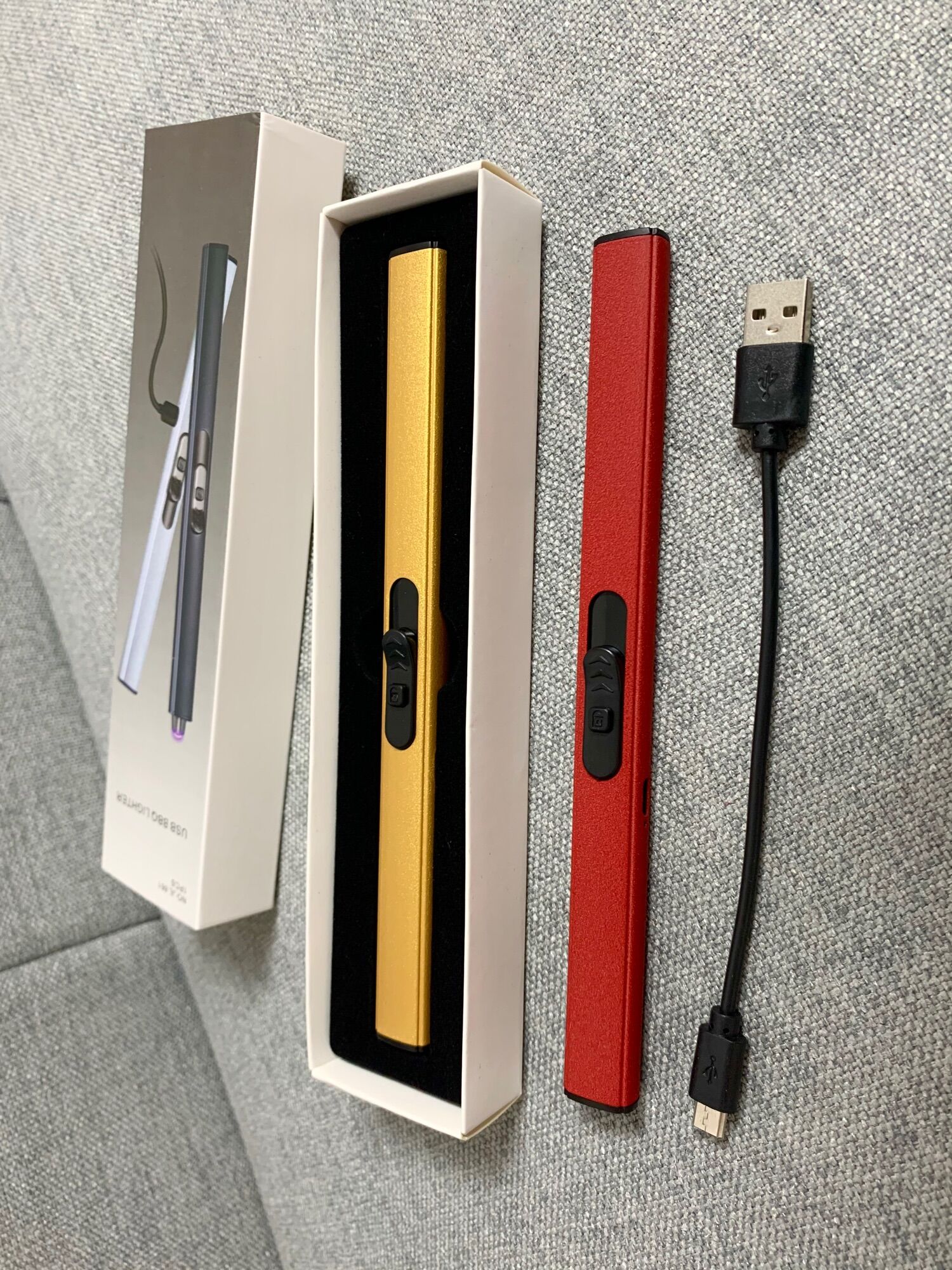 Bật lửa đốt nến sạc USB an toàn, tiện lợi