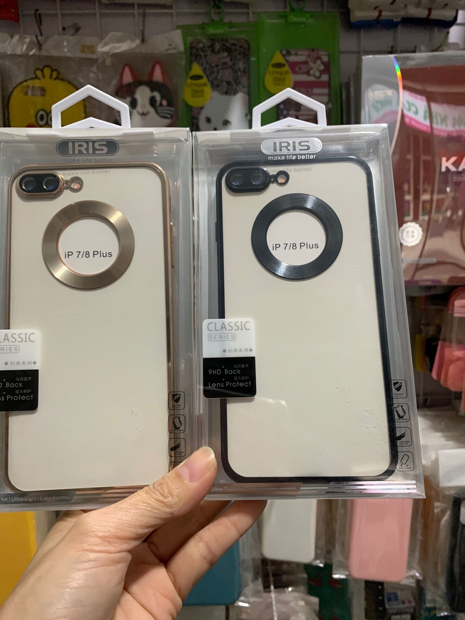 Ốp iphone 7plus , 8plus , 7 plus , 8 plus (5.5) hở táo , mạ mầu siêu đẹp hãng Iris xịn