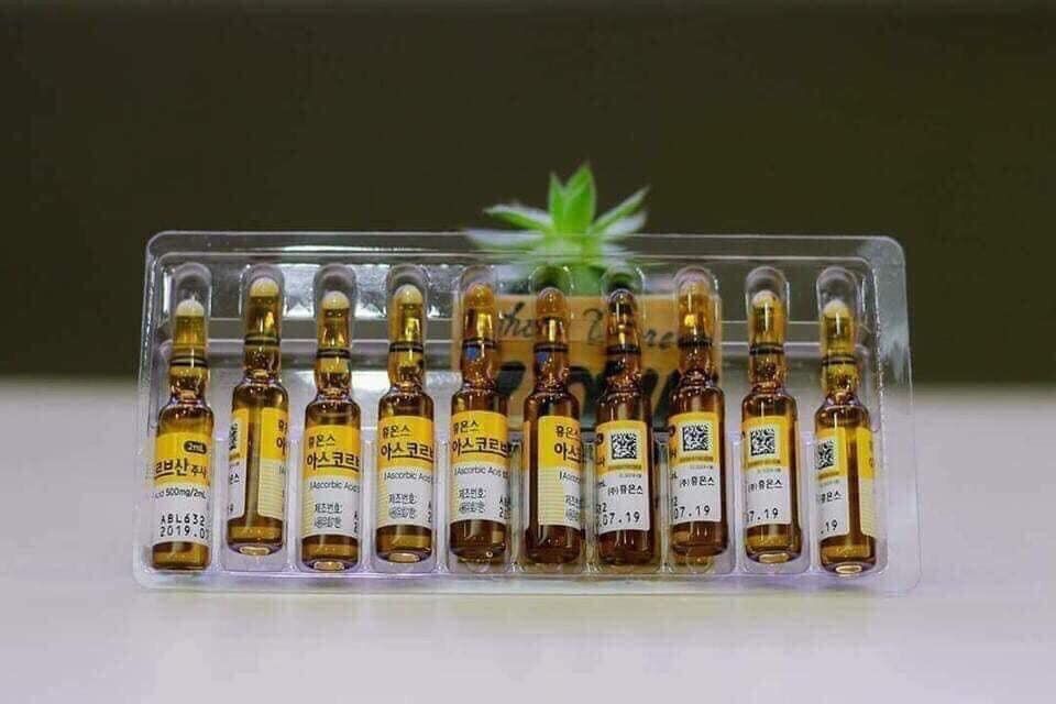 Vỉ 10 ống vitamin C Hàn Quốc
