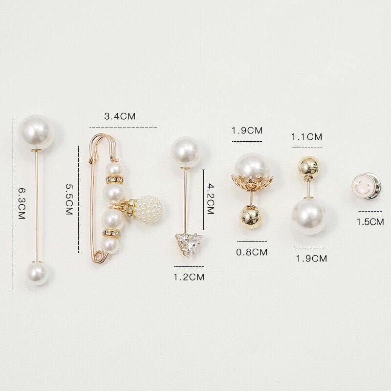 Set 9 Cài Áo Váy Quần Siêu Xinh