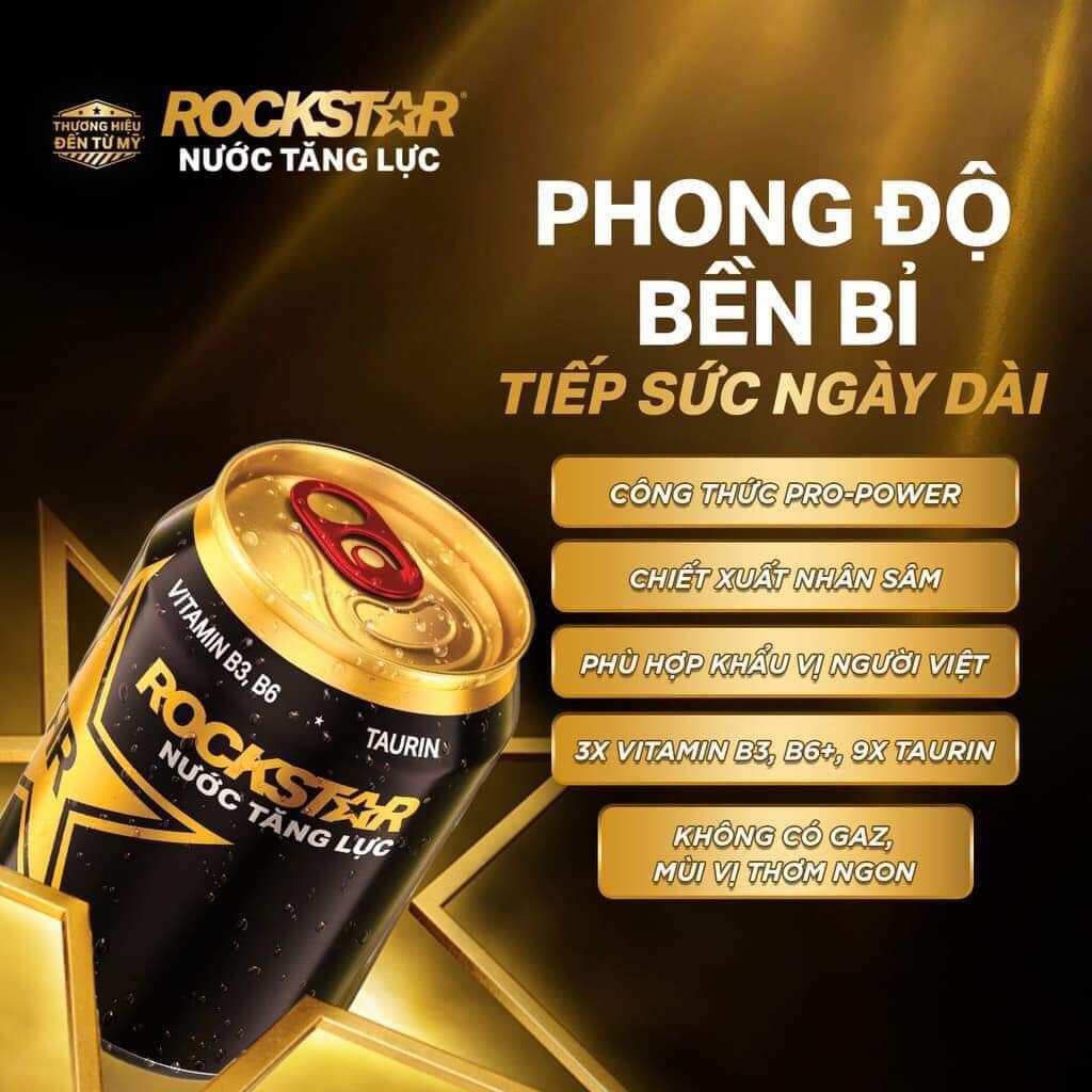 nuoc tăng lực Rockstar( 1 thùng 24 lon ×250ml)
