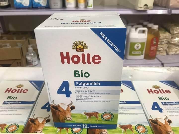Sữa Holle 4/ Sữa bò công thức hữu cơ 600gr [Đức ☆ Date 2023]