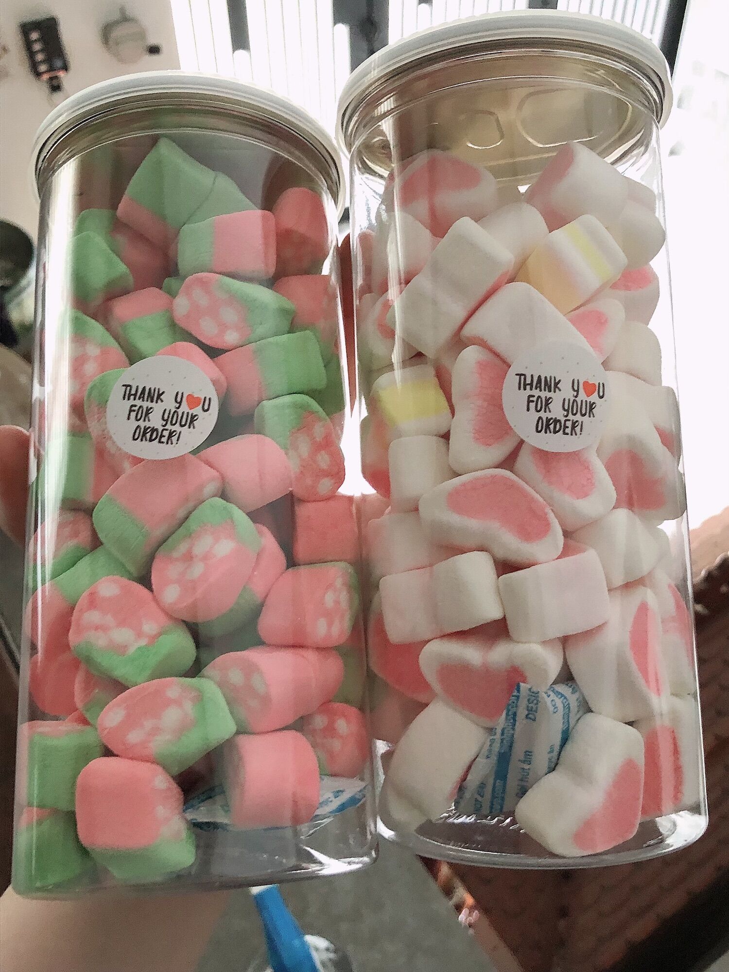 500gr Kẹo marshmallow bông gòn đủ vị túi zip