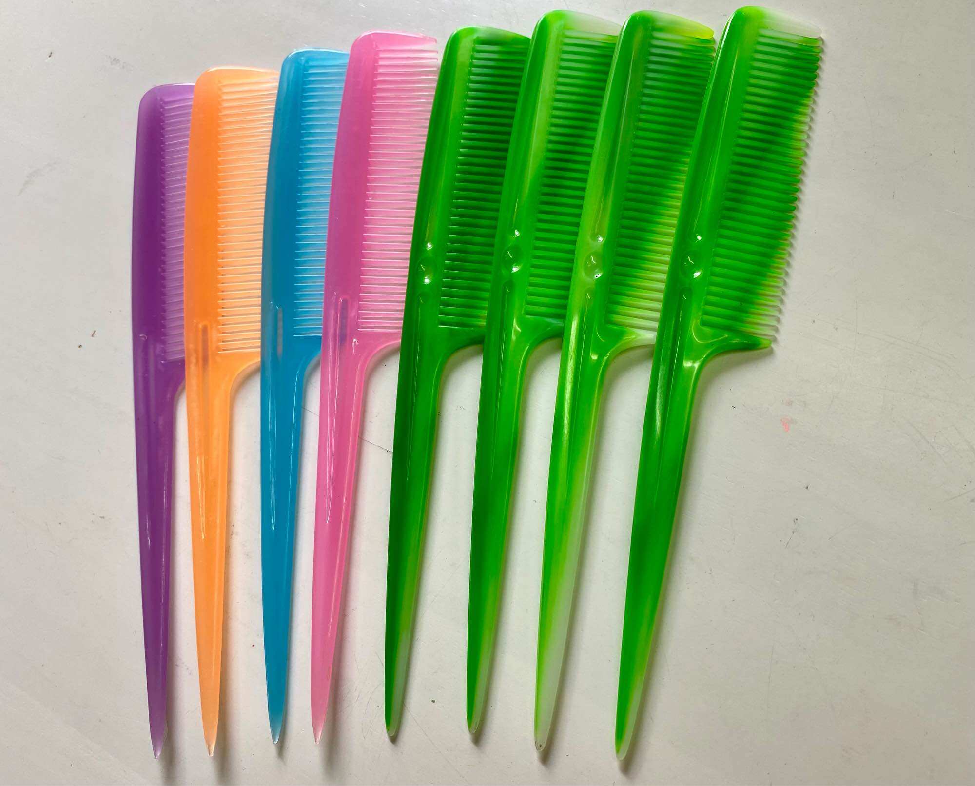 🎀Set 10 Cây Lược NHỌN Chải Tóc, Rẻ Ngôi Dễ Dàng (DÀI 20cm)