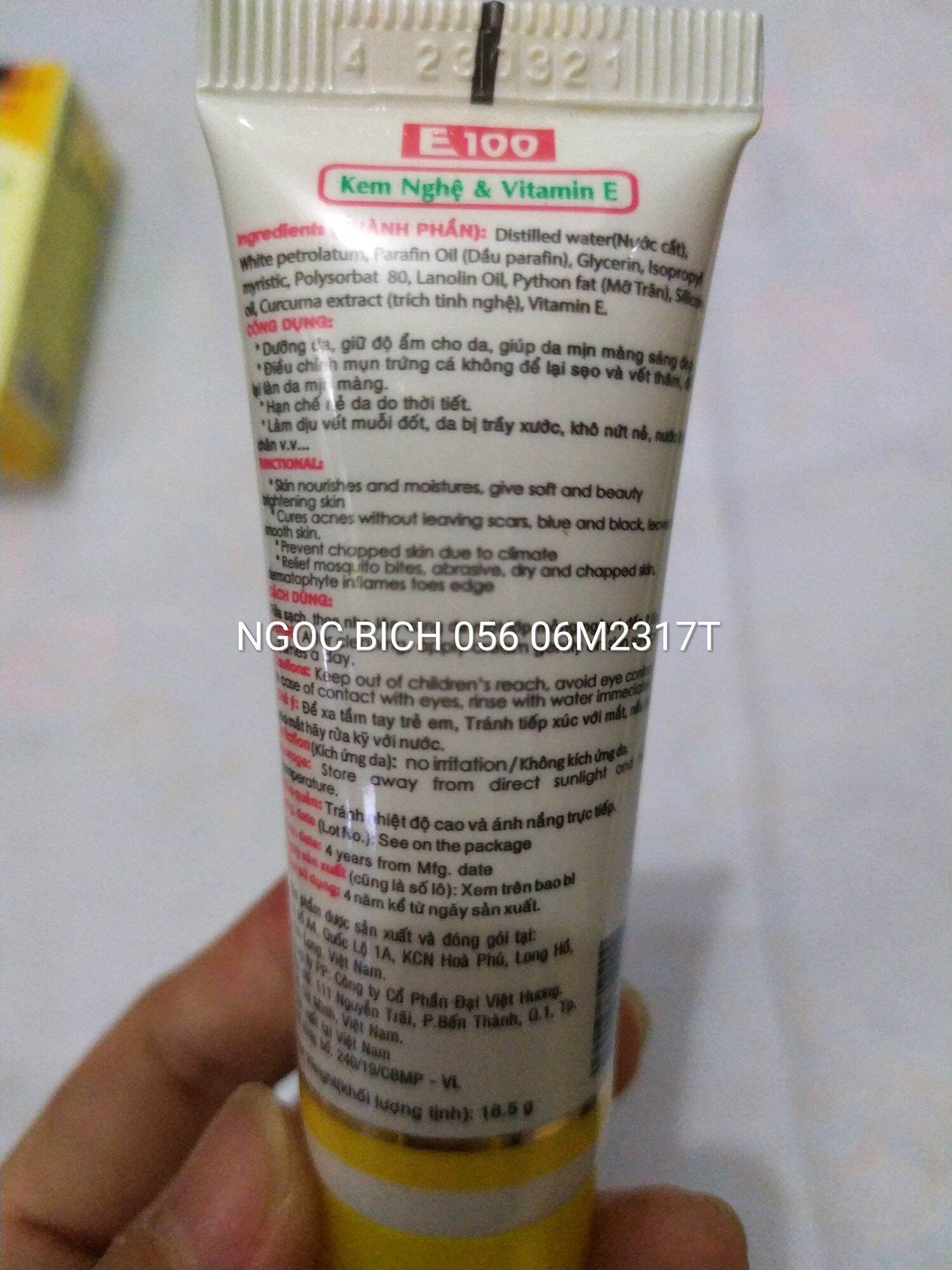 KEM NGHỆ E100 VITAMIN E ( 18.5GAM )