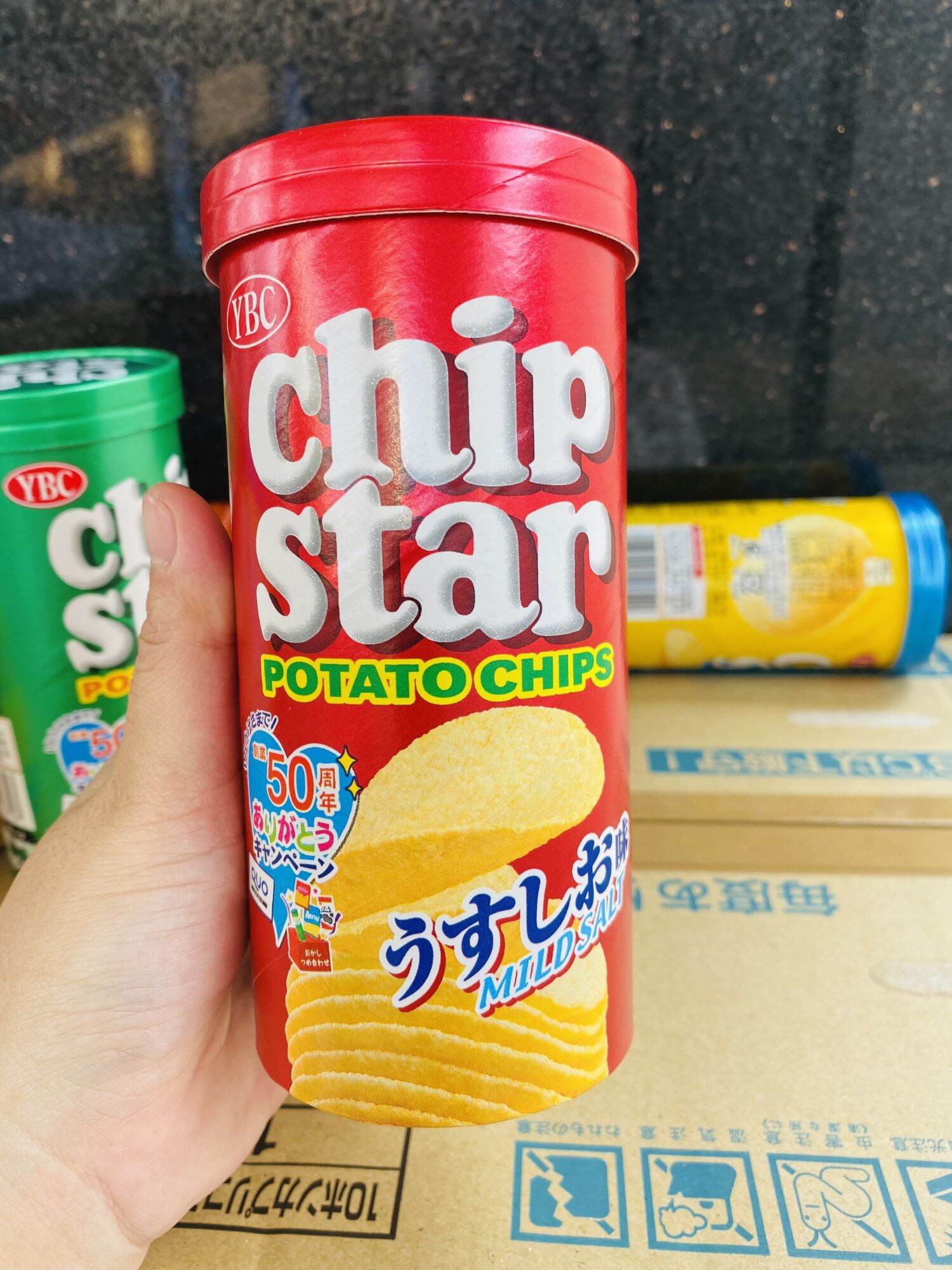 Bánh snack khoai tây chip star nhật bản 50g