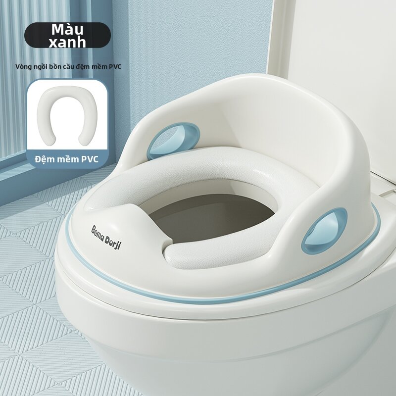 BEIMADUOJI | Bệ ngồi toilet có nệm cho trẻ em cỡ lớn